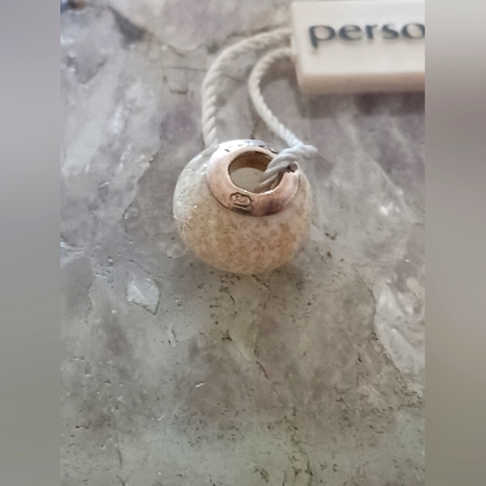 NWT Persona Bead Charm cream/off white
